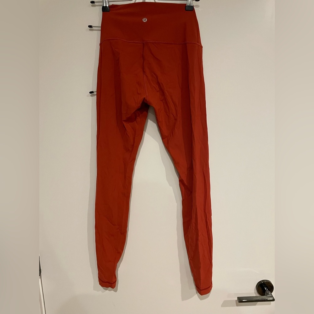 Lululemon Size 8 - Burnt Orange Leggings